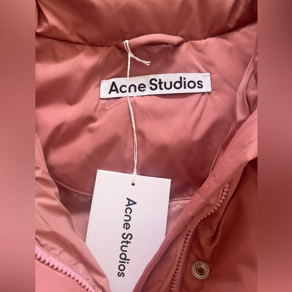 NWT Acne Studios Down Puffer Jacket - Pink - Picture 14 of 16